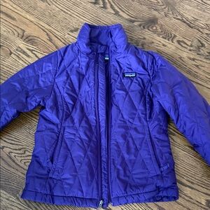 Patagonia Kids' Vibrant Purple Puffer Jacket
